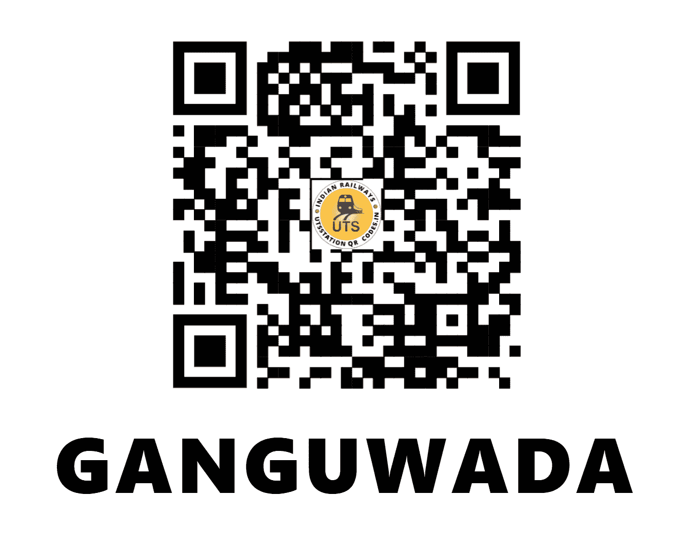 UTS QR Code for GANGUWADA - GVA (EO - ANDHRA PRADESH)